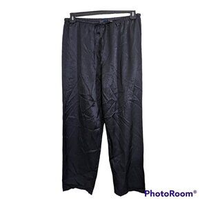 Vintage Gloria Vanderbilt Sleep Lounge Pants Womens M Silky Sexy Stretch Waist